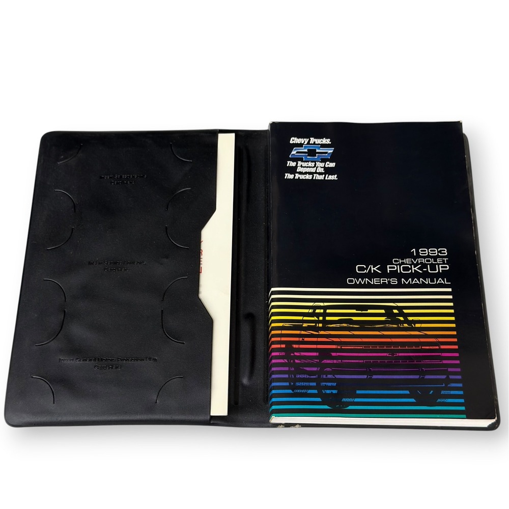 1993 Chevrolet C/K Pick-Up Owners Manual Set with Portfolio Case Chevy Truck